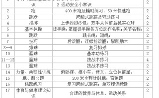 教学计划模板怎么写（体育教师学期教学计划模板）
