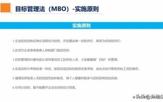 企业管理工具——企业目标管理法