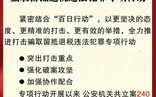公安部国家税务总局部署推进打击骗取留抵退税违法犯罪专项行动