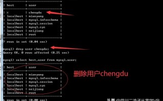 mysql删除用户的命令是什么（ mysql用户账号删除与授权取消）