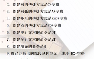 cad快捷键命令大全及操作（cad快捷键命令口及使用方法）