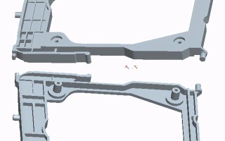 终端机芯支架注塑模设计要点+3d