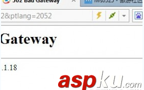 502 bad gateway是什么意思？502 bad gateway错误解决办法