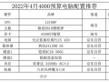 2022电脑配置推荐（组装电脑配置推荐2022年）