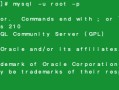 mysql导入sql文件命令（linux上使用mysql 导入sql文件）