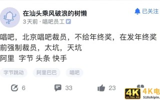 网传唱吧发年终奖前强制裁员，此前曾被要求下架App