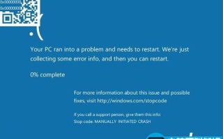 Win10蓝屏：让BSOD显示详细信息