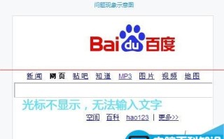 电脑浏览器网页无法输入文字该怎么办？