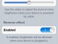 苹果iOS设备(iPhone,iPad,iPod)充电时调整亮度的方法