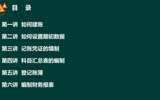 手把手教你学手工做账：从建账到编制财务报表全流程，值得收藏