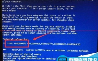 电脑开机蓝屏错误代码0X0000007E怎么办？