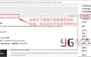 恢复关闭的网页快捷键（谷歌浏览器怎么打开刚才关闭的网页）
