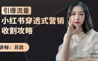 苏歆小红书穿透式营销收割攻略