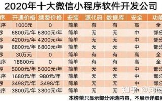 全国小程序开发公司十大排名