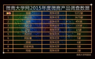 2016年微商团队实力排行榜