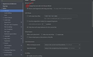 idea设置字体大小（idea怎么鼠标滑动设置字体大小）