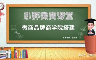 微商起盘胡小胖：微商品牌起盘商学院搭建