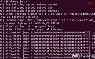 pe系统怎么查看硬件信息（linux怎么看dmesg命令）