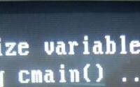 U盘启动显示Initialize variable space... Starting cmain()...报错解决方案