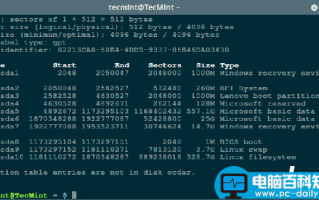 CentOS下检测硬盘上的坏道和坏块
