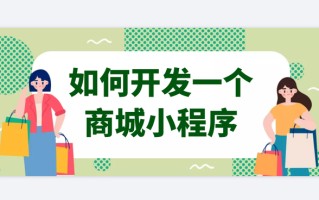 如何开发一个商城小程序