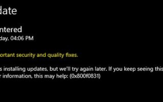 windows10更新遇到错误怎么办（win10错误0x8000402怎么解决）