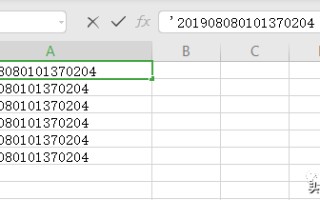 excel数字最后几位变成0（Excel输入数字最后几位数变成0的解决方法）