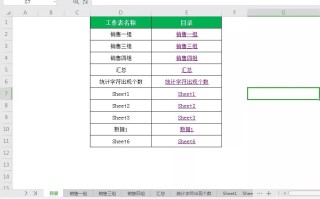 wps自动生成目录怎么设置（大批量工作表自动生成目录）