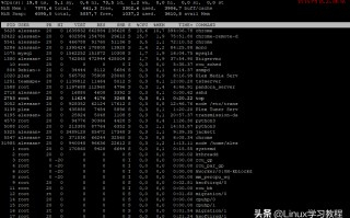 linux查看进程命令（Linux怎么查看正在运行的进程）