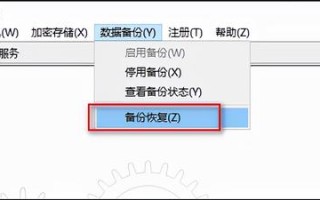 电脑怎么启用备份系统（如何利用备份数据恢复多可文档系统）