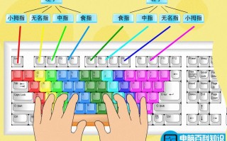 电脑键盘指法的练习图