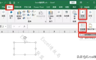 插入文本框（如何在excel里对内容加入文本框）