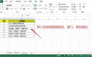 同一单元格内怎么换行（怎么批量设置所有单元格自动换行）