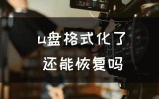u盘打开被格式化怎么办-(u盘打开被格式化怎么办)