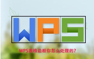 wps文字边框怎么去掉（wps文字中的表格边框怎么调整）