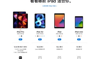 苹果平板电脑哪款好（四款产品对比下，iPad Pro完胜）