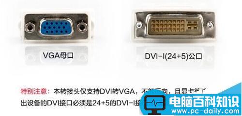 显示器中的DVI接口显卡怎么切换成VGA接口？-第3张图片-90博客网