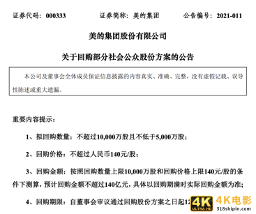 家电茅放大招，抛140亿巨额回购计划，方洪波将成就万亿美的？-第1张图片-90博客网