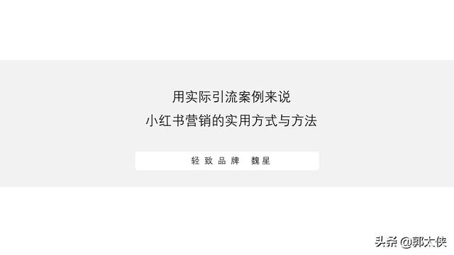 用实际引流案例来说，小红书营销的实用方式与方法-第1张图片-90博客网