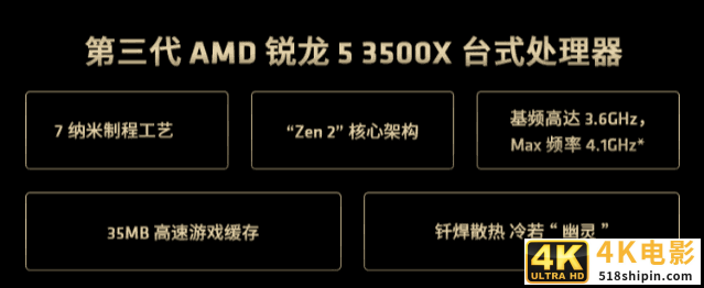 高性价比主机必备 AMD锐龙5 3500X京东热卖-第2张图片-90博客网