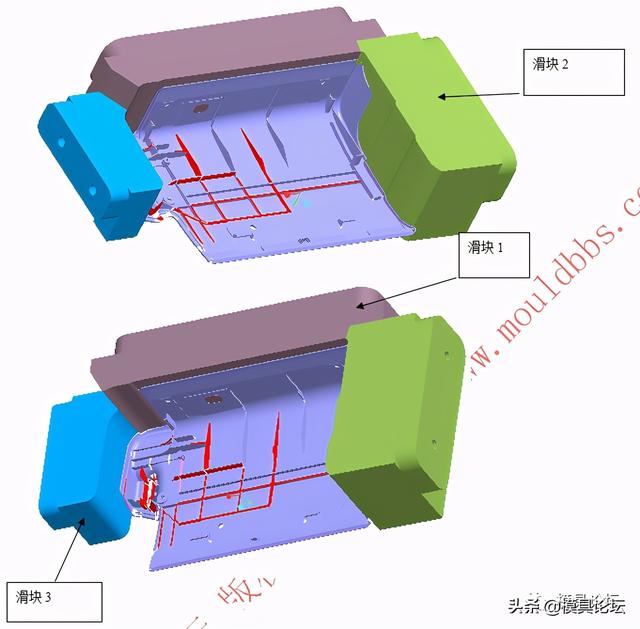 音箱外饰壳体注塑模设计要点+3d-第8张图片-90博客网