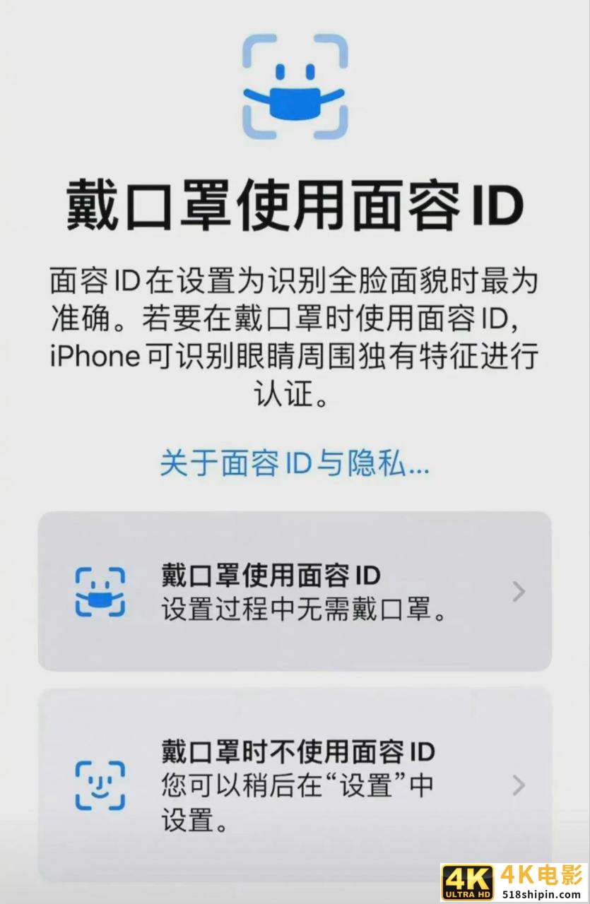 苹果终于支持戴口罩解锁！你更新测试了吗？-第2张图片-90博客网