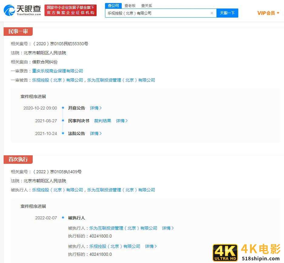 乐视控股再被强制执行4024万，被执行总金额已超27.8亿元-第2张图片-90博客网