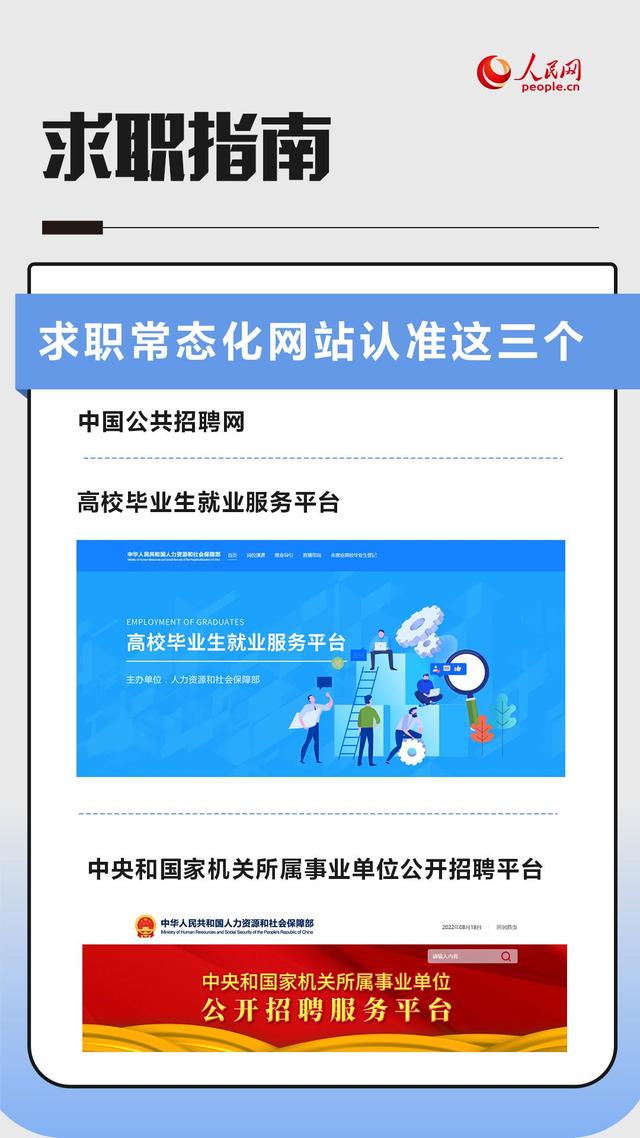 求职登记、就业网站、基层项目……一组图了解如何找到心仪工作-第3张图片-90博客网