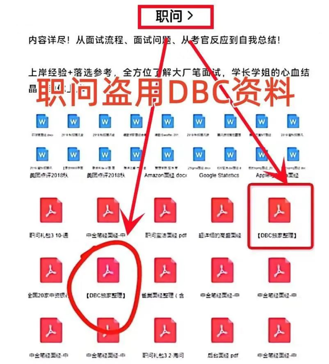 行业地震！知名求职机构DBC怒斥职问抄袭造假搞不正当竞争-第9张图片-90博客网