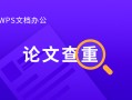 wps怎样查重（wps论文怎么查重步骤）